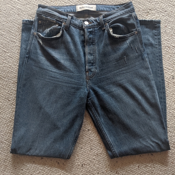 Reformation high waisted skinny jeans 28 - Picture 1 of 4